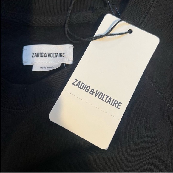 Zadig & Voltaire- ‘Sparkle Rock’ Designer Sweatshirt. SZ: Small NWT - Picture 3 of 3